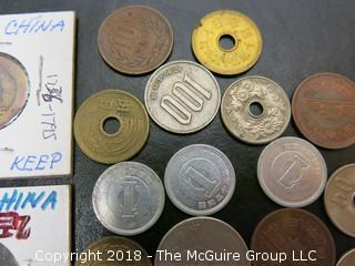 COLLECTION OF FOREIGN COINS; INCLUDING CHINESE