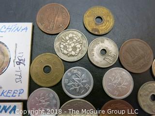 COLLECTION OF FOREIGN COINS; INCLUDING CHINESE