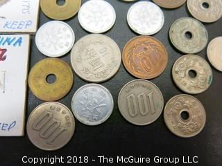 COLLECTION OF FOREIGN COINS; INCLUDING CHINESE