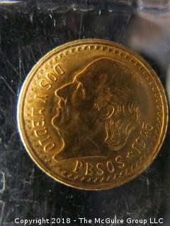 1945 2 1/2 PESO MEXICAN GOLD COIN