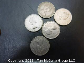 COLLECTION OF 19TH AND 20TH C CANADIAN COINS, INCLUDING SILVER 