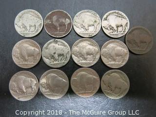 COLLECTION OF BUFFALO NICKELS 