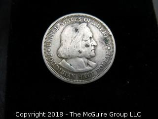 1893 COLUMBIAN EXPOSITION SILVER HALF DOLLAR 