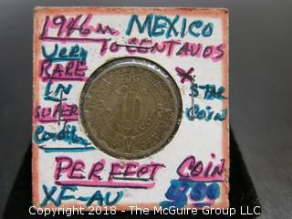 COLLECTION OF FOREIGN COINS INCLUDING MEXICO AND HAITI