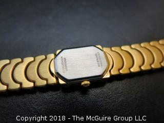 LADIES GOLD TONED BULOVA WATCH