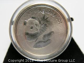 2000 PANDA SILVER 1 TR OZ COIN