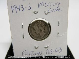 COLLECTION OF 3 MERCURY DIMES