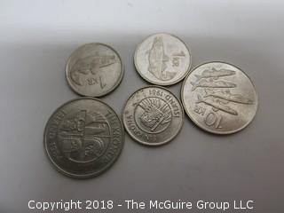 COLLECTION OF COINS INCLUDING ICELANDIC 