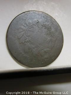 1798 DRAPED BUST LARGE CENT PENNY 