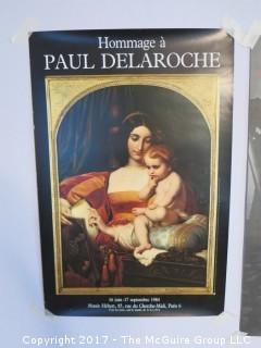 "Hommage to Paul Delaroche" poster