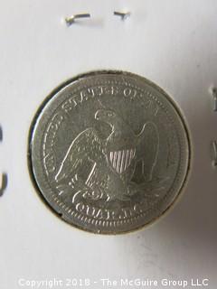 1854 SEATED LIBERTY QUARTER 