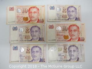 COLLECTION OF SINGAPORE BANK NOTES