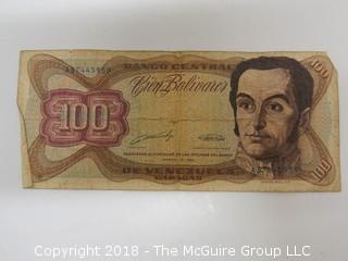 BOLIVIAN BANK NOTE