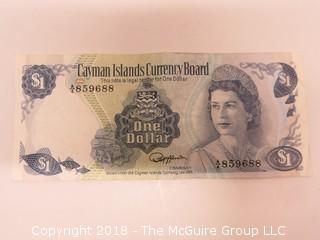 CAYMAN ISLAND BANK NOTE