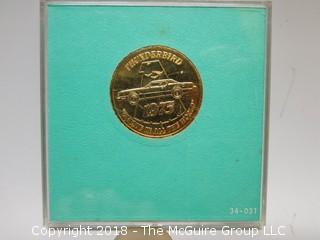 1955-20TH ANNIVERSARY-1975 LIMITED EDITION THUNDERBIRD MEDALLION