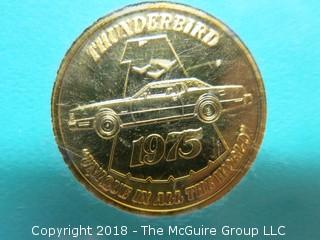 1955-20TH ANNIVERSARY-1975 LIMITED EDITION THUNDERBIRD MEDALLION