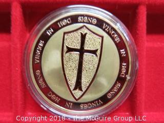 MASONIC MEDALLION - KNIGHTS TEMPLAR 