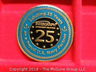 U S NAVY MEDALLION; INTERGRAPH GOVERNMENT SOLUTIONS