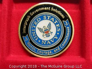 U S NAVY MEDALLION; INTERGRAPH GOVERNMENT SOLUTIONS