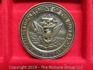 DEPUTY ASSISTANT SECRETARY OF THE NAVY MEDALLION; THEATER COMBAT SYSTEMS