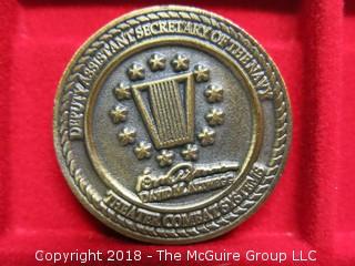 DEPUTY ASSISTANT SECRETARY OF THE NAVY MEDALLION; THEATER COMBAT SYSTEMS