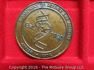 DEPARTMENT OF DEFENSE DNA REGISTRY; MEDALLION