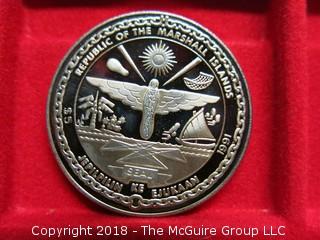 1991 MARSHALL ISLANDS: TO THE HEROES OF PEARL HARBOR - 5 DOLLARS 