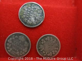 COLLECTION OF CANADIAN COINS OF 19TH AND 20TH C 