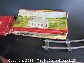 Vintage American Flyer Toy Train and Accessories