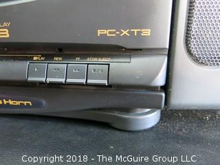 JVC Portable Twin CD  PC-XT3 with speakers 