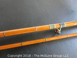 HARDY Split Cane Fly Rod, "Jubilee" 8 1/2', Cork Grip, with hard case; Alywick, England 