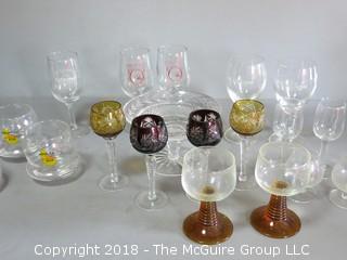 Assorted Glassware