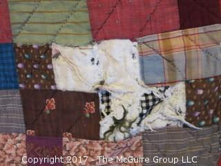 Vintage Patchwork Quilt; 66 x 78"