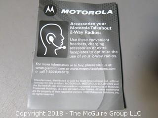 Motorola 2 way talk about radios 