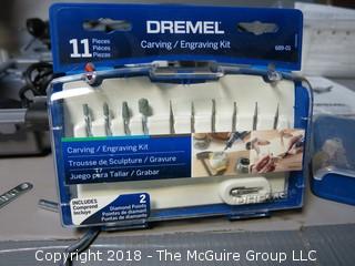 Dremel 4000 Rotary Tool and Many Accessories