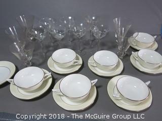 Collection including Minton Bone China and Glassware