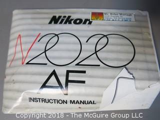 Nikon N2020 AF Camera with AF Nikkor 50mm 1:1.8 and Toshiba 52mmUV lens filter (Description altered 2018-07-12 at 12:50pm.  If you wish to retract a bid, contact me)