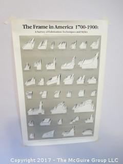 "The Frame in America"; 1700-1900; poster 