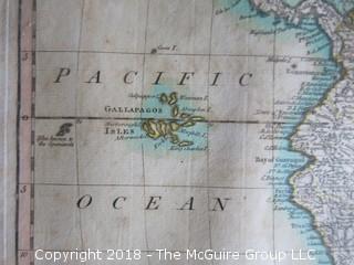 South America with its several divisions of the European Powers, by Thomas Kitchin, Hydroprapher to his Majesty, circa 1794; published by Laurie and Whittle; Image Size 18 x 21 1/2" 