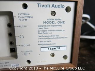 Tivoli Audio desk radio; model #1