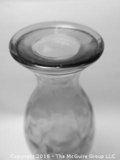 Hand Blown glass vase {photos were taken in black and white by mistake)