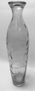 Hand Blown glass vase {photos were taken in black and white by mistake)