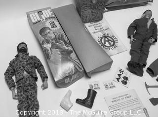 Two vintage G I Joe's WITH ORIGINAL BOXES. Plus extras LOOK!!!