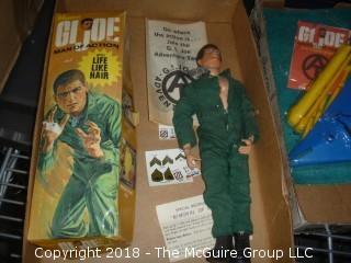 Two vintage G I Joe's WITH ORIGINAL BOXES. Plus extras LOOK!!!