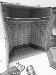 Dolls, doll clothes, accessories and playhouse {photos were taken in black and white by mistake)