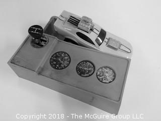 Vintage 1972 Hasbro Stick Shifter toy race car {photos were taken in black and white by mistake)