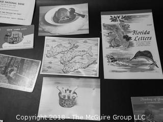 Collection of ephemera including photo of astronauts 