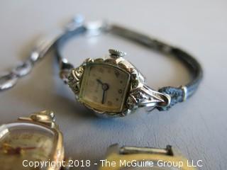 Collection of ladies watches, including Bulova