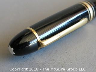 Vintage Mont Blanc Meisterstruck fountain pen, #4810 14k gold nib, needs new piston