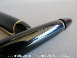 Vintage Mont Blanc Meisterstruck fountain pen, #4810 14k gold nib, needs new piston